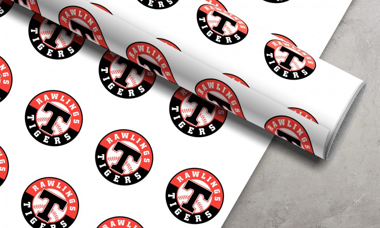 Logo Wrapping Paper - Rawlings Tigers